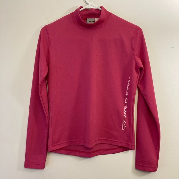 FXR Racing Sport Tops - FXR RACING WOMEN Medium SHIRT Pink LONGSLEEVE Made in Canada